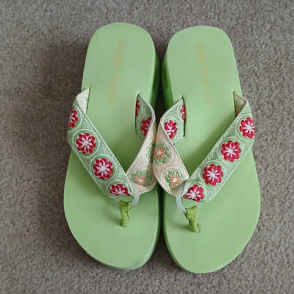 Rampage Thick Sole Flip Flops